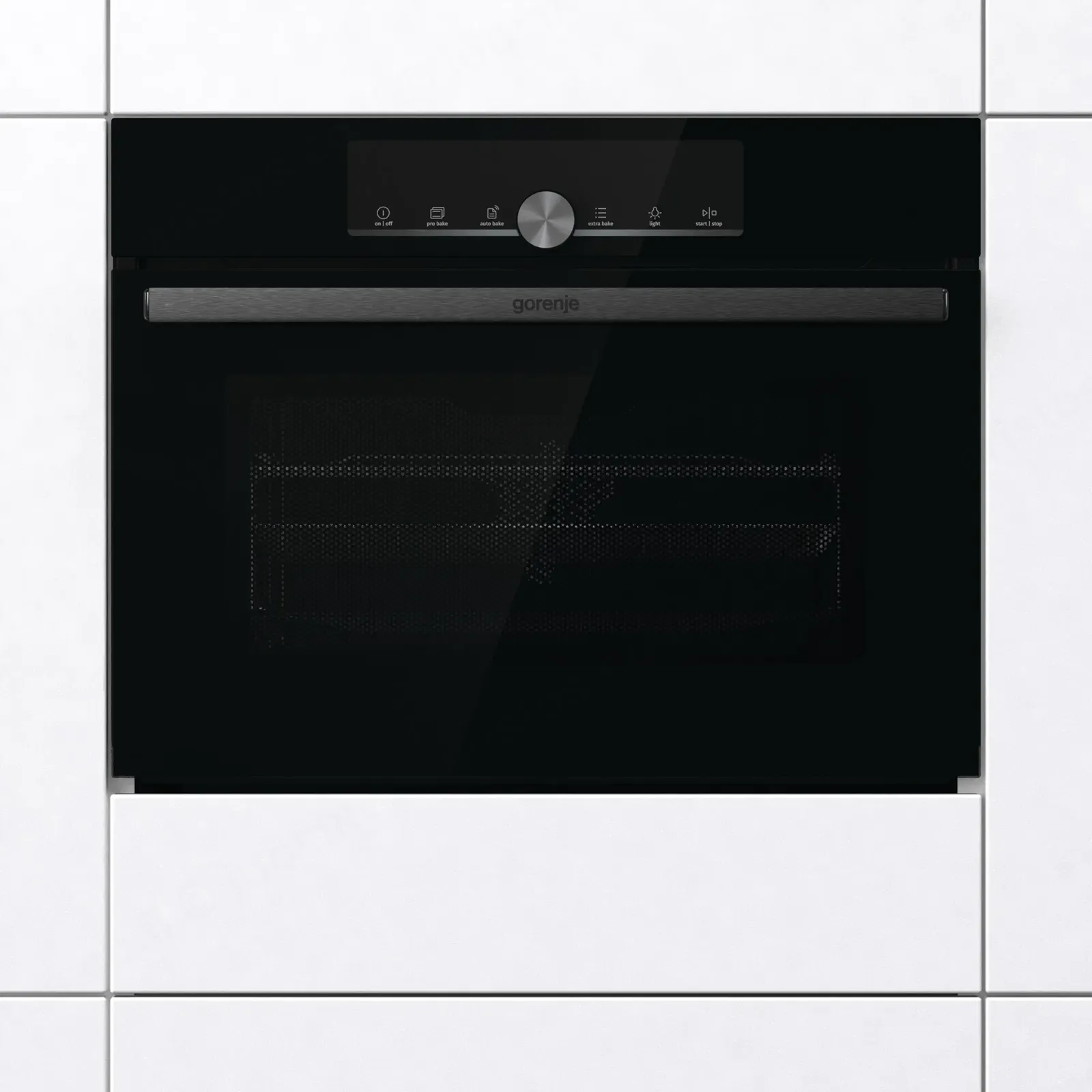 Gorenje תנור בנוי משולב מיקרוגל 45 ס''מ 50 ליטר ניקוי באדים AirFry+ גימור שחור מלא תוצרת Gorenje דגם BCM4547A10BG — תמונה 3
