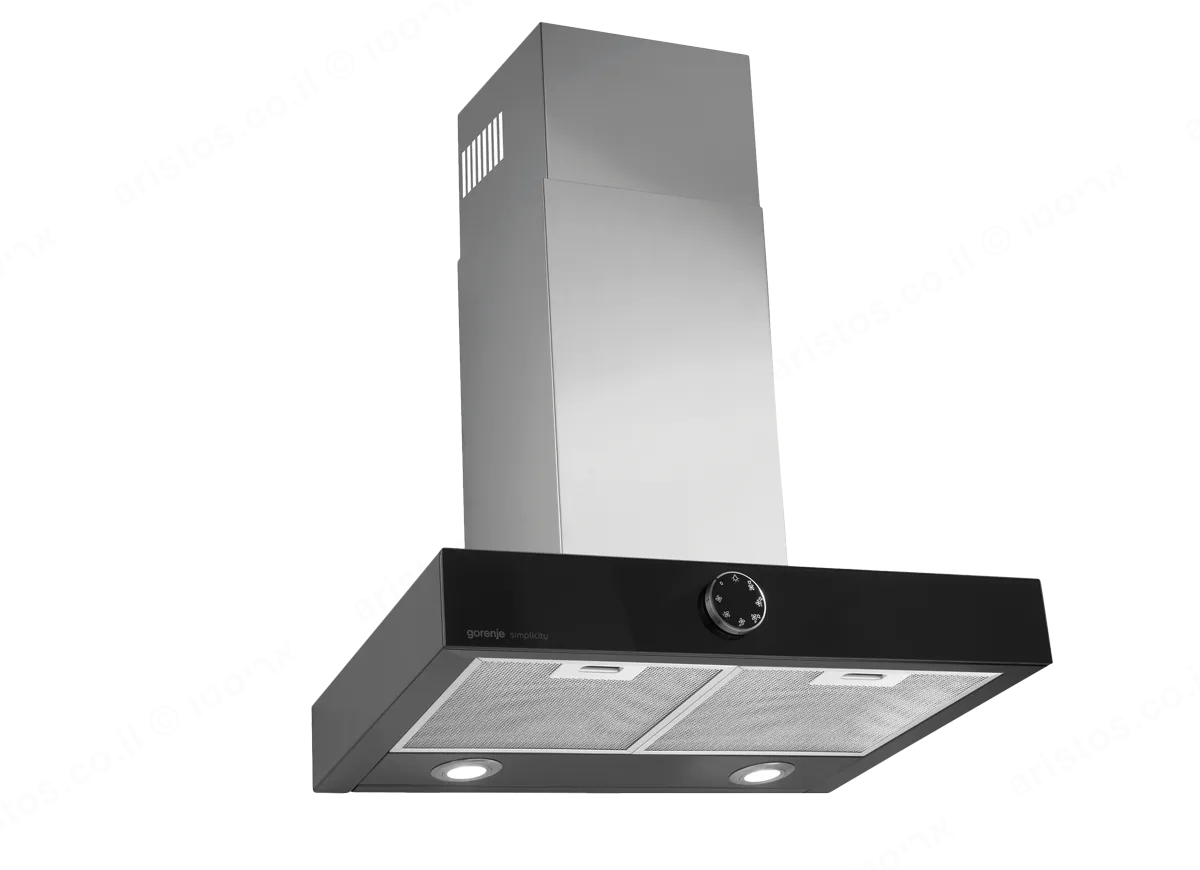 Gorenje קולט אדים צמוד קיר מסדרת SIMPLYCITY ברוחב 60 ס"מ Gorenje DT6SY2B בצבע שחור — תמונה 2