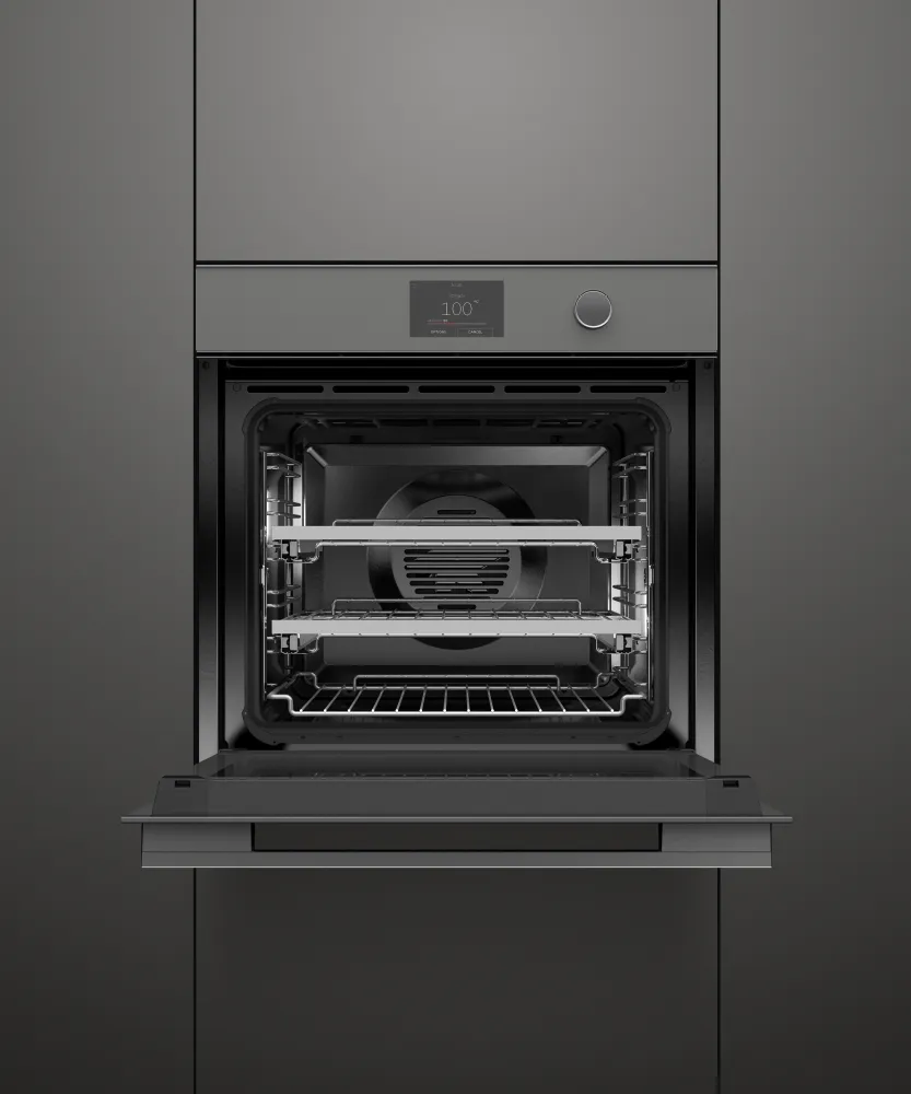 Fisher & Paykel תנוי בנוי 60 ס"מ משולב סטימר לאידוי 72 ליטר צג TFT גימור אפור סדרה 11 תוצרת FISHER&PAYKEL דגם OS60SMTDG1 — תמונה 4