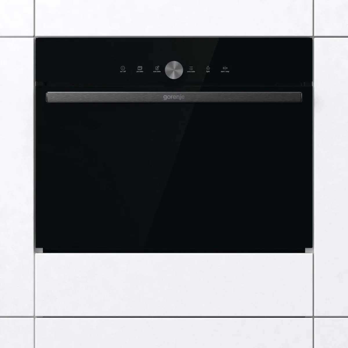 Gorenje תנור בנוי משולב מיקרוגל 45 ס''מ 50 ליטר ניקוי באדים טריקה שקטה AirFry גימור Total black תוצרת Gorenje דגם BCM4547DG — תמונה 4