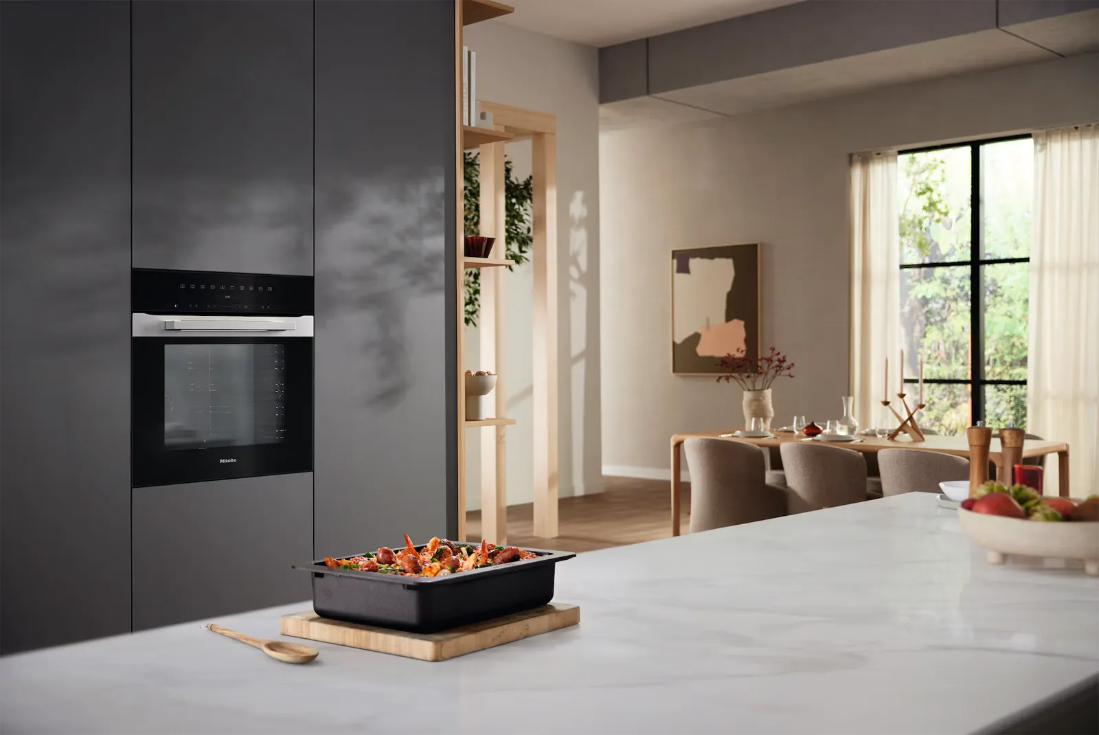 Miele תנור אידוי קומבי סטימר משולב אפייה 60 ס"מ MonoSteam TasteControl תוצרת Miele דגם DGC 7250 Clst — תמונה 10