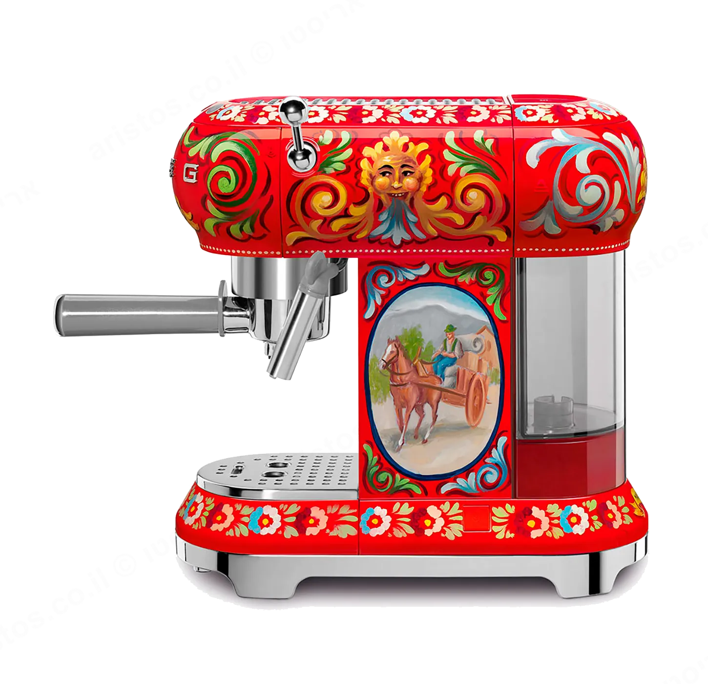 SMEG מכונת אספרסו בעיצוב DOLCE & GABBANA תוצרת SMEG דגם ECF01DGEU — תמונה 2