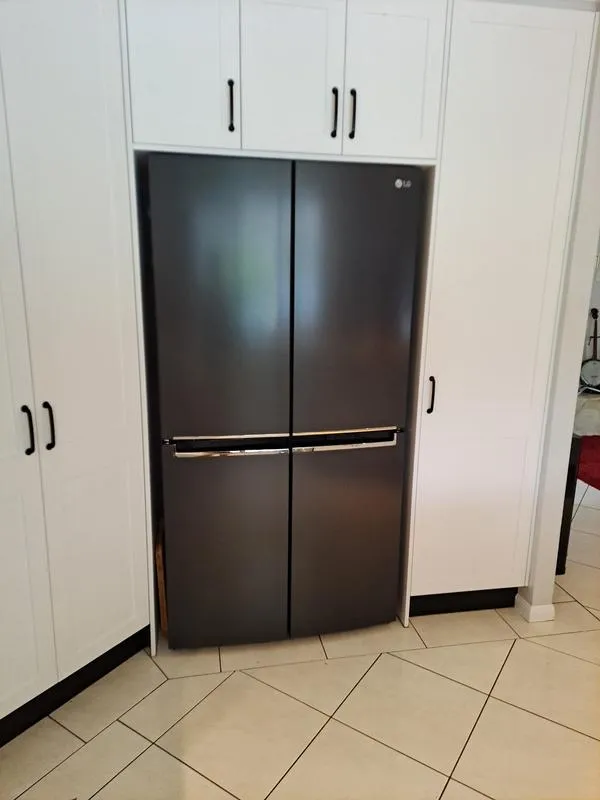 LG מקרר 4 דלתות מקפיא תחתון רוחב 90 ס"מ גימור שחור מט מבית LG דגם GR-B718MB — תמונה 4