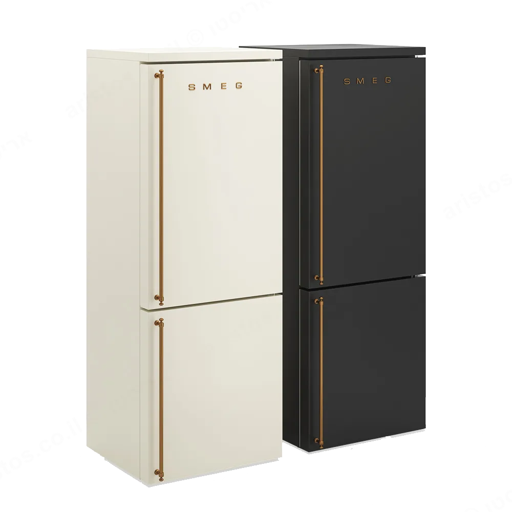 SMEG מקרר קו ארון רוחב 70 ס"מ גימור קרם סדרת Colonial תוצרת SMEG דגם FA8005PO5 — תמונה 3