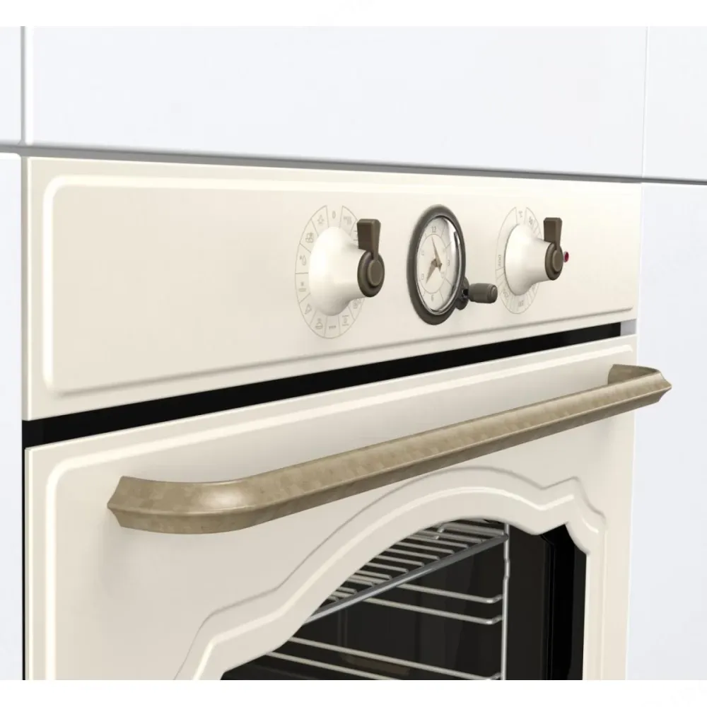 Gorenje תנור בנוי 60 ס''מ אפייה בלחות ExtraSteam  גימור שמנת 77 ליטר AirFry תוצרת Gorenje דגם BOS67372CLI — תמונה 4
