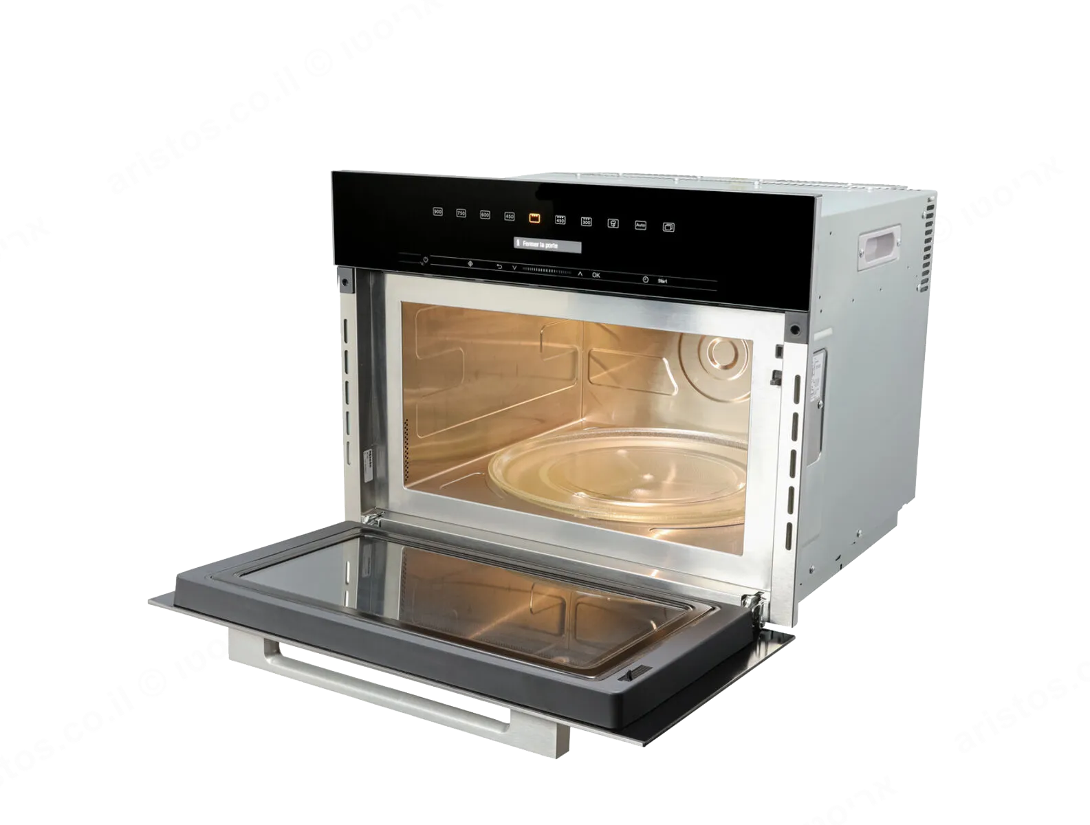 Miele מיקרוגל בנוי משולב גריל 45 ס"מ נירוסטה סגירה ופתיחה שקטה תוצרת Miele דגם M 7244 CLST — תמונה 4