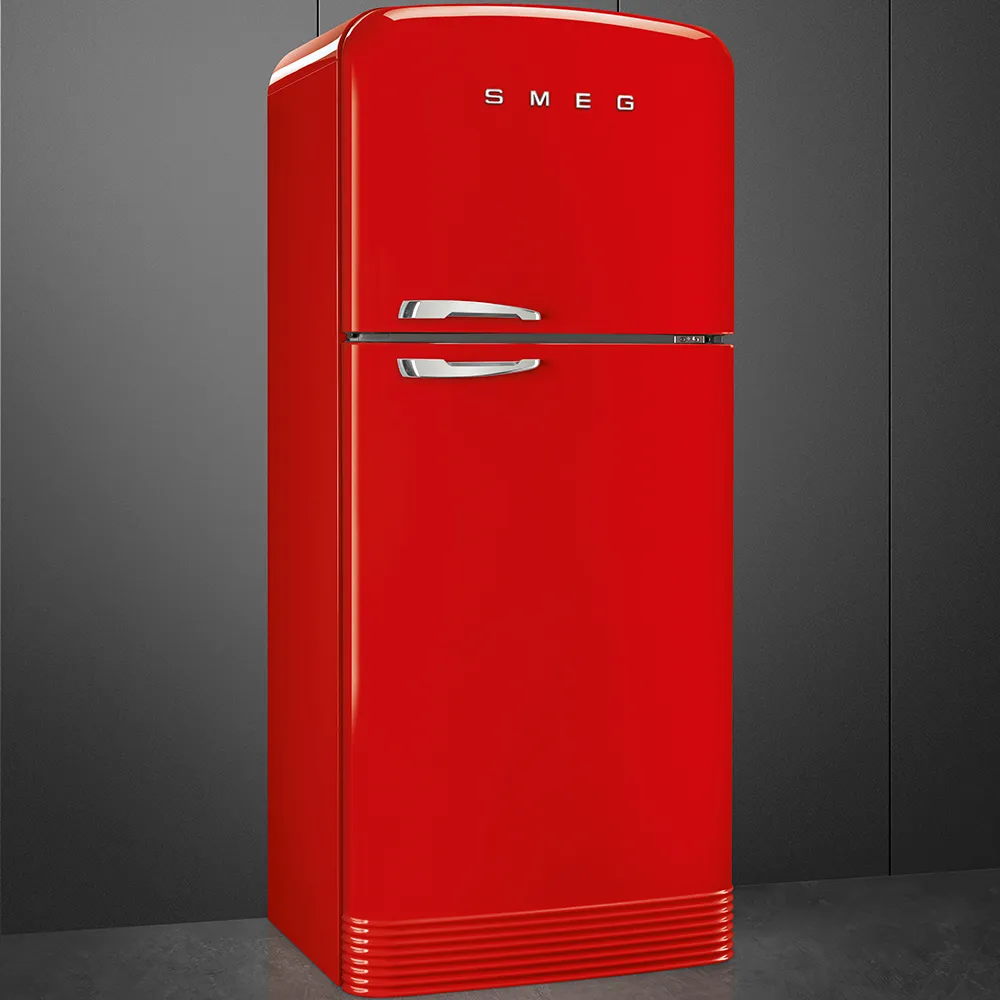 SMEG מקרר מקפיא עליון רטרו שנות החמישים מסדרת 50' Retro Style תוצרת SMEG דגם FAB50RRD — תמונה 2