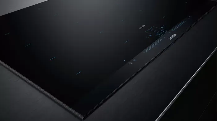 כיריים אינדוקציה 90 ס"מ flexInduction גימור שחור מט נגד שריטות סדרת Studio Line IQ700  תוצרת Siemens דגם EX97BNVV6E