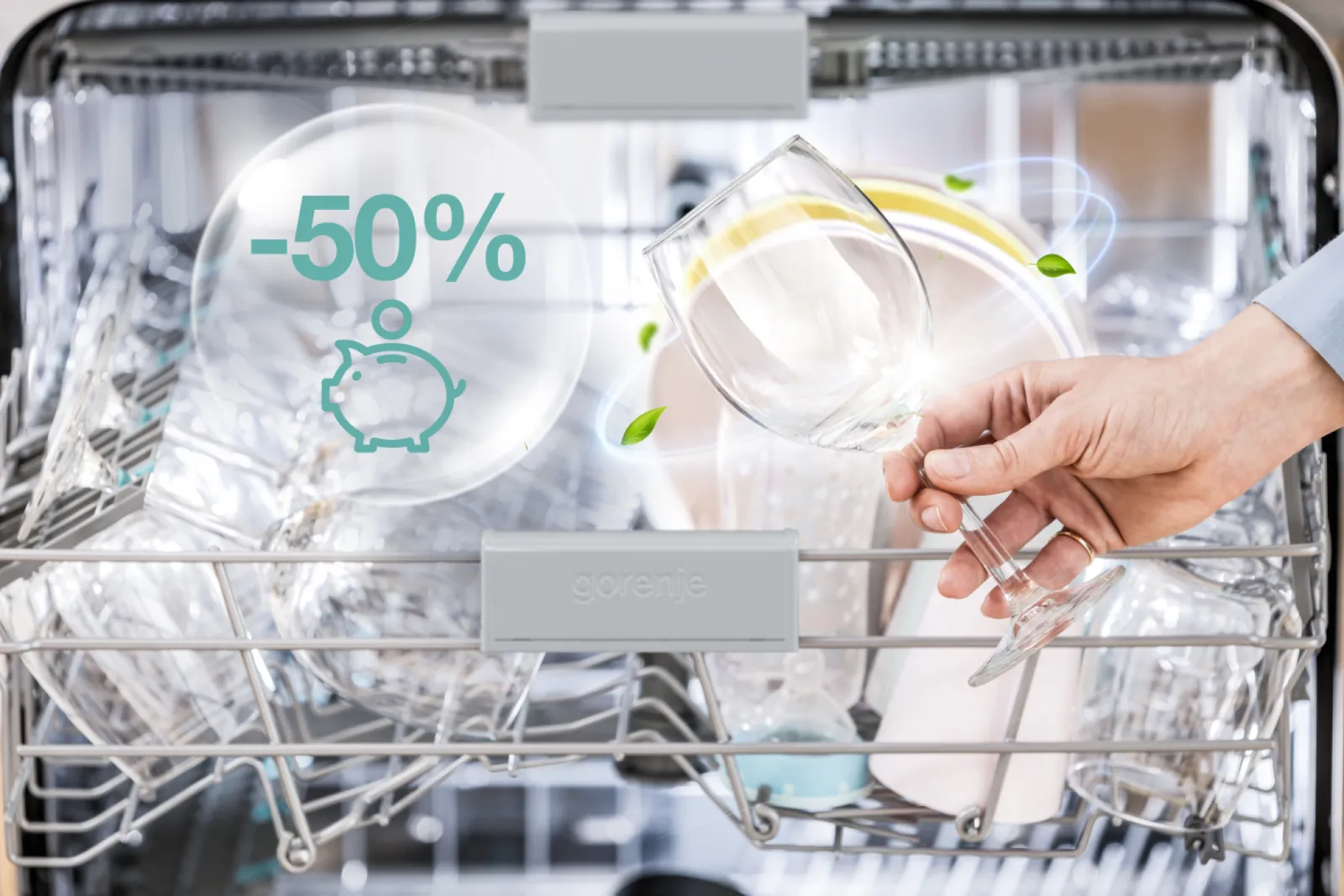 Gorenje מדיח כלים אינטגרלי מלא 60 ס"מ 13 מערכות כלים G400 תוצרת Gorenje דגם GV642E60 — תמונה 16