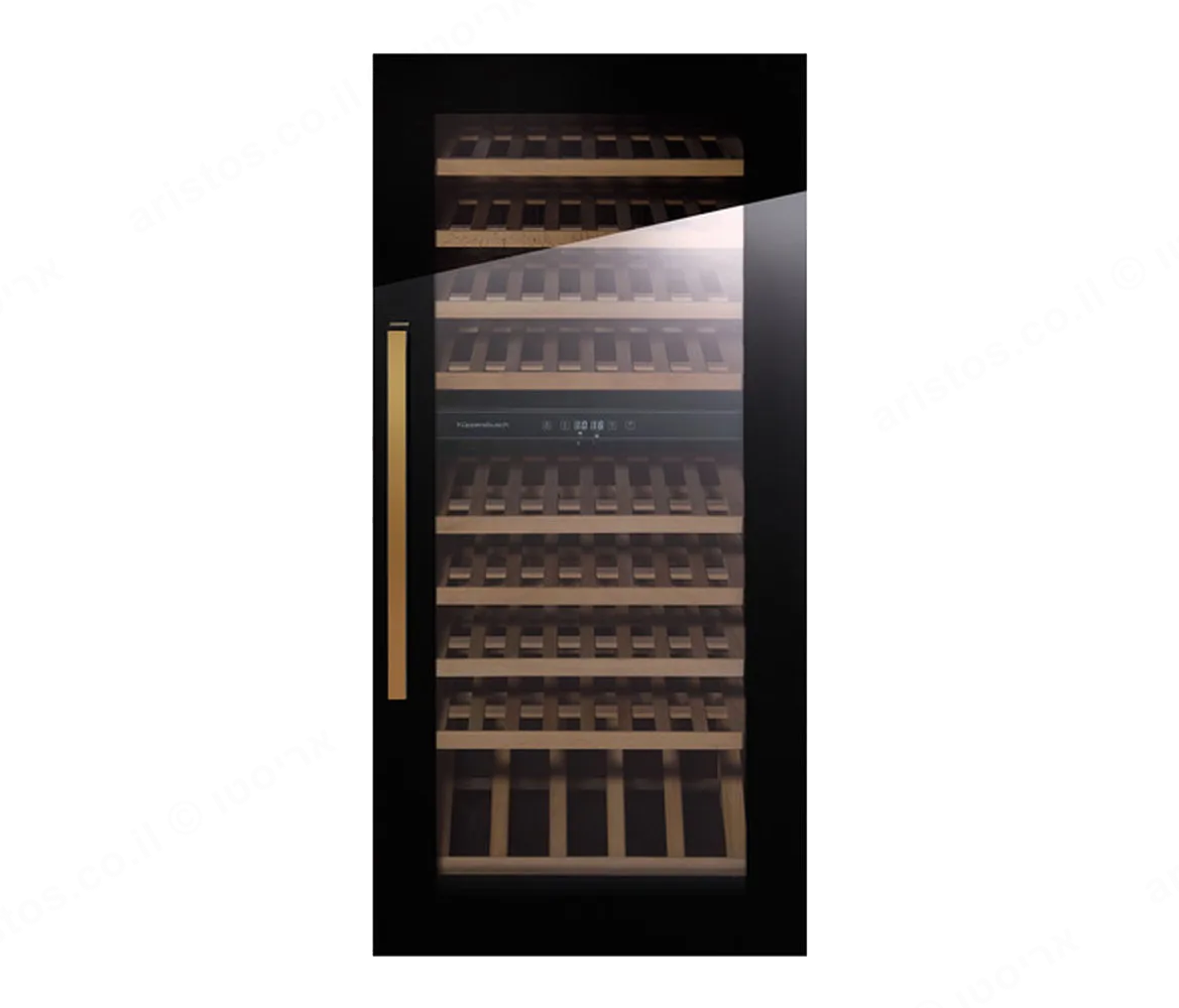 kueppersbusch מקרר יינות אינטגרלי גובה נישה 123 ס"מ שני אזורי קירור 79 בקבוקים אפשרות לערכת עיצוב תוצרת kueppersbusch דגם FWK4800.0S — תמונה 3