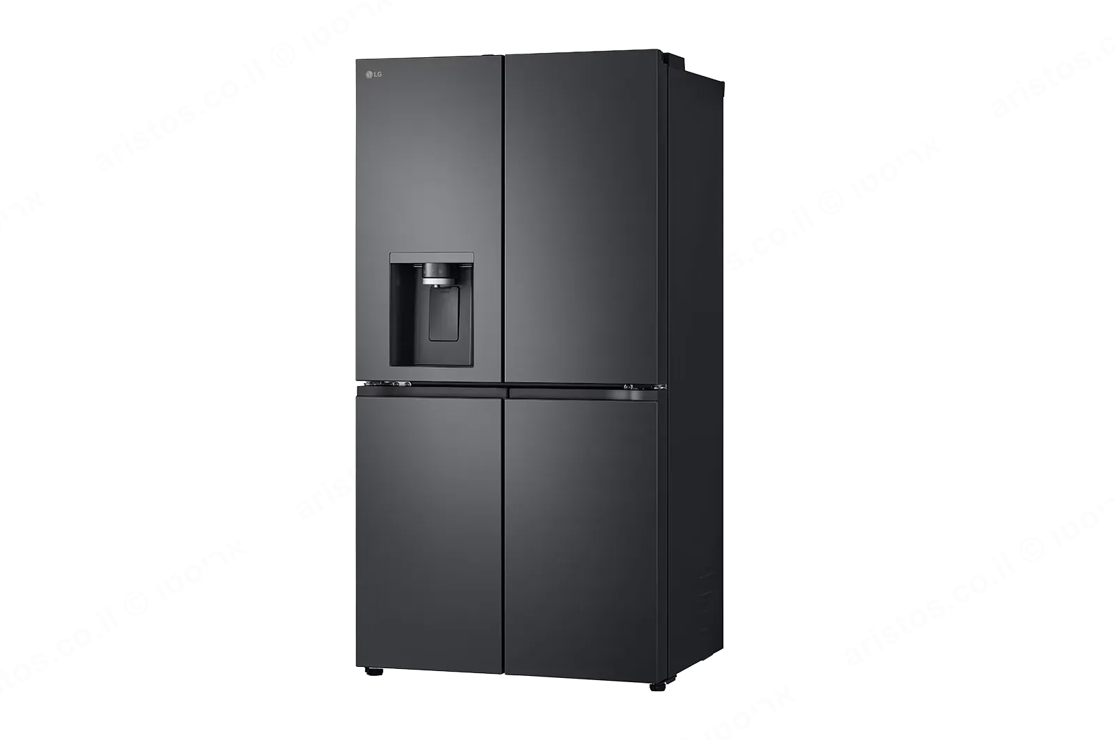 LG מקרר 4 דלתות 90 ס"מ 637 ליטר בר מים וקרח גימור פלדה שחורה מבית LG דגם GR-730BDIS — תמונה 15