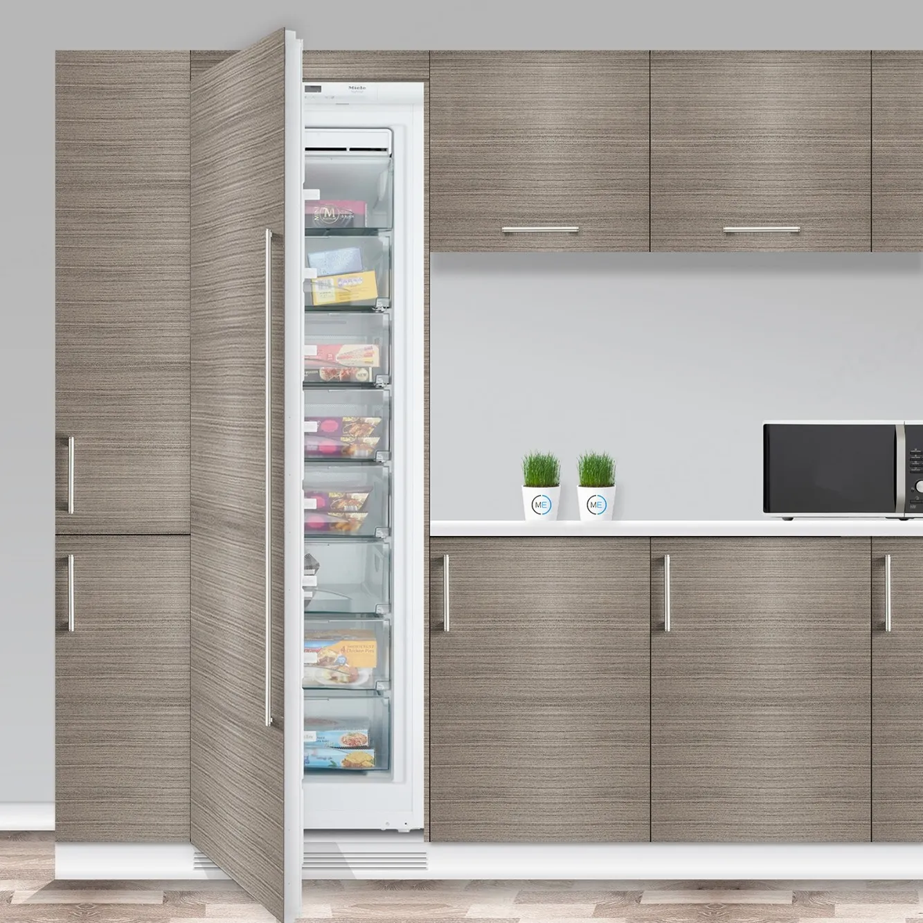 Miele מקפיא אינטגרלי 60 ס''מ NO FROST Soft-closing תוצרת Miele דגם FNS 37402 i — תמונה 9