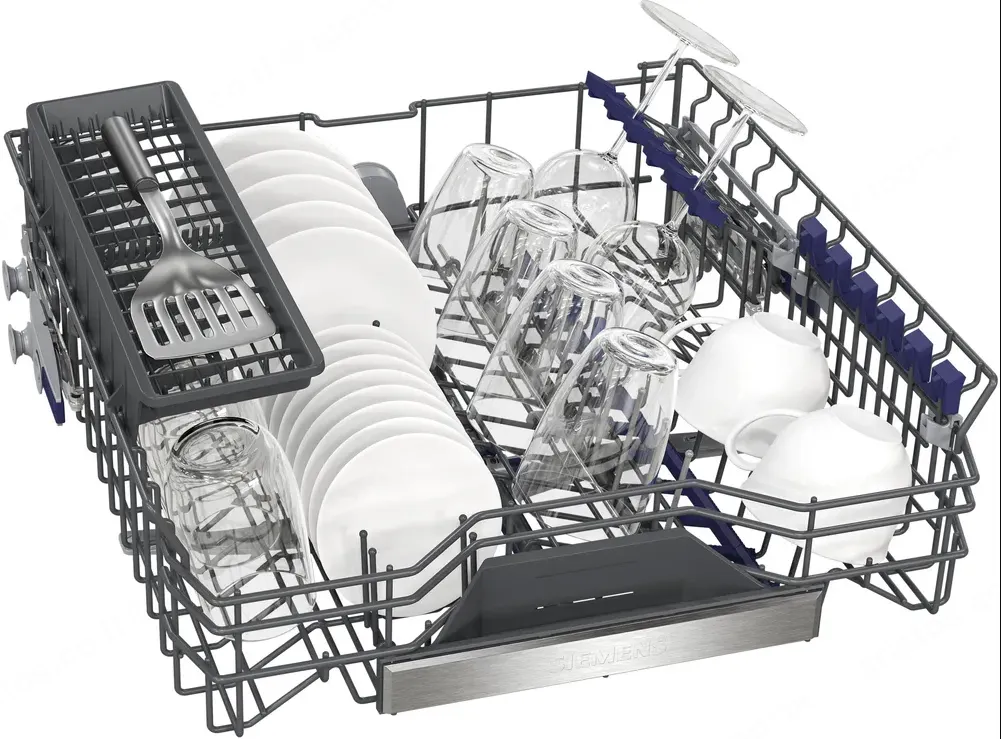 Siemens מדיח כלים אינטגרלי מלא 60 ס"מ פתיחה אוטומטית הקרנה גרפית HomeConnect תוצרת Siemens דגם SN65EX15BE — תמונה 5
