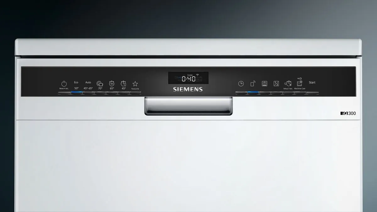 Siemens מדיח כלים רחב 60 ס"מ עצמאי לבן משולב Home Connect תוצרת Siemens דגם SN23HW60AE — תמונה 2