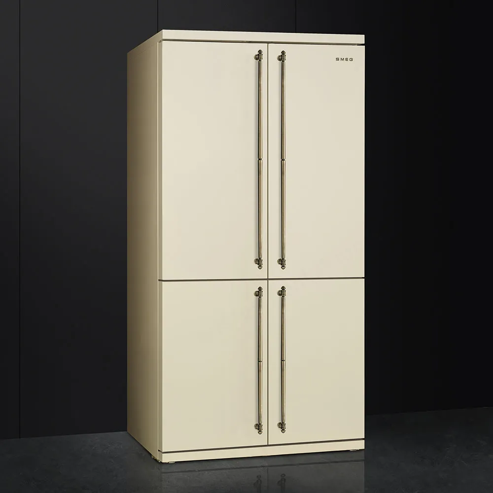 SMEG מקרר ומקפיא בעל 4 דלתות צבע קרם, מסדרת Colonial תוצרת SMEG דגם FQ60CPO — תמונה 2