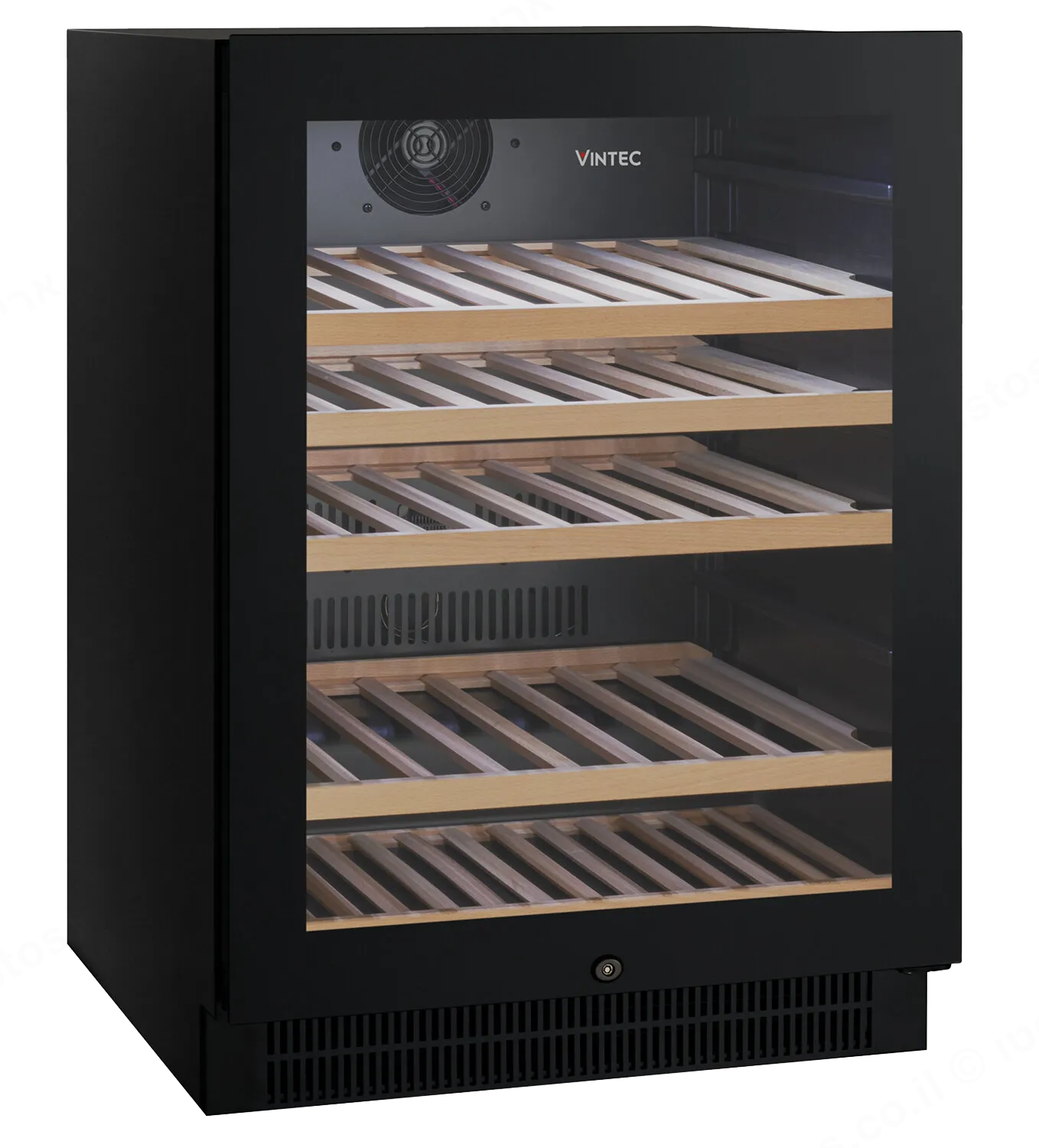 VINTEC מקרר יין אינטגרלי מתחת לשיש 82 ס"מ זכוכית שחורה  מבית VINTEC דגם V40SGEBKJG45A-R HARMONY — תמונה 8