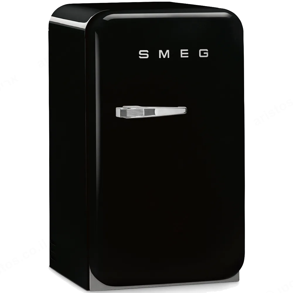 SMEG מקרר מיני משרדי רטרו צבע שחור מסדרת 50'Retro Style תוצרת SMEG דגם FAB5 — תמונה 2