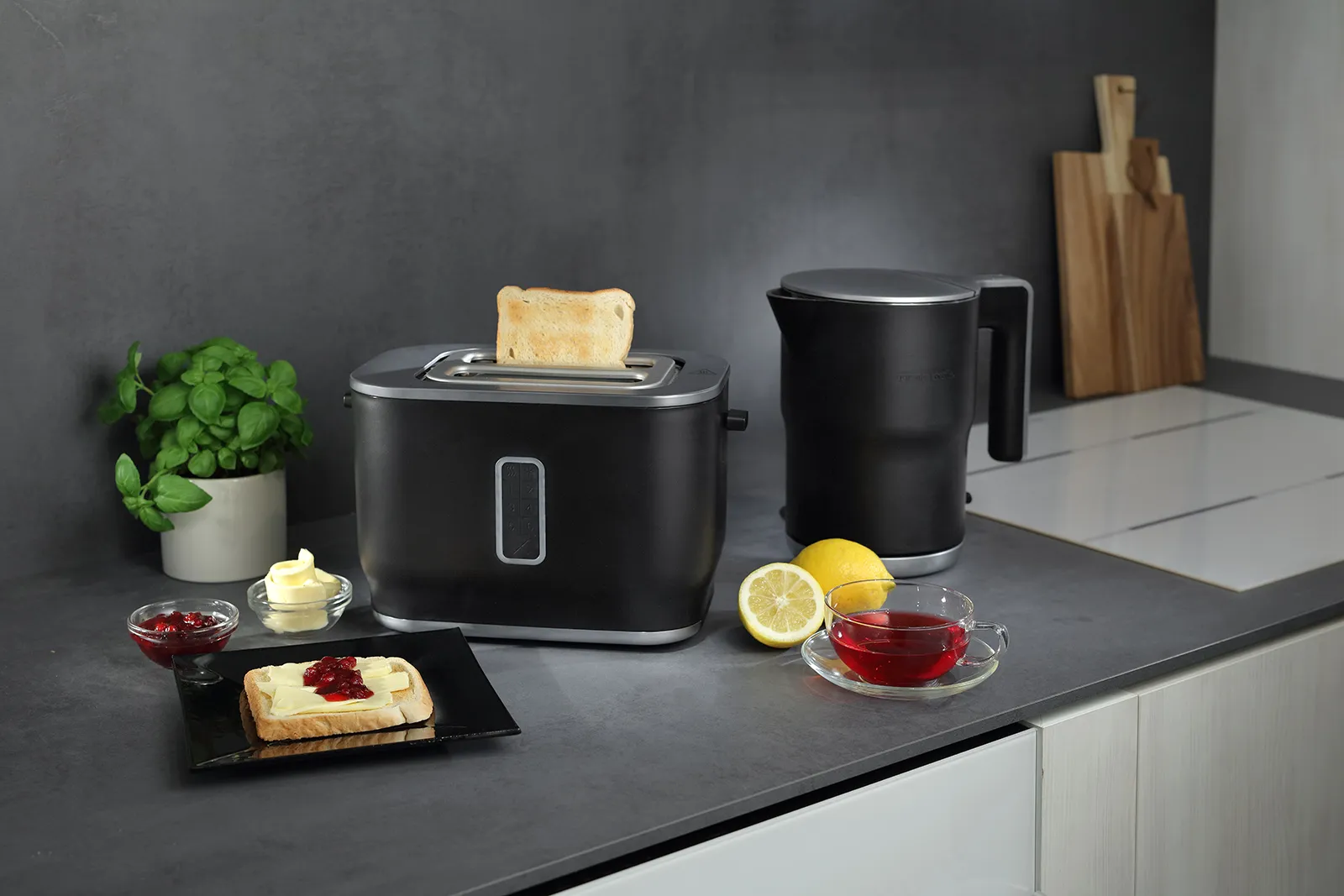 Gorenje מצנם 2 פרוסות צבע שחור מט מסדרת ORA ITO תוצרת Gorenje דגם T800ORAB — תמונה 6