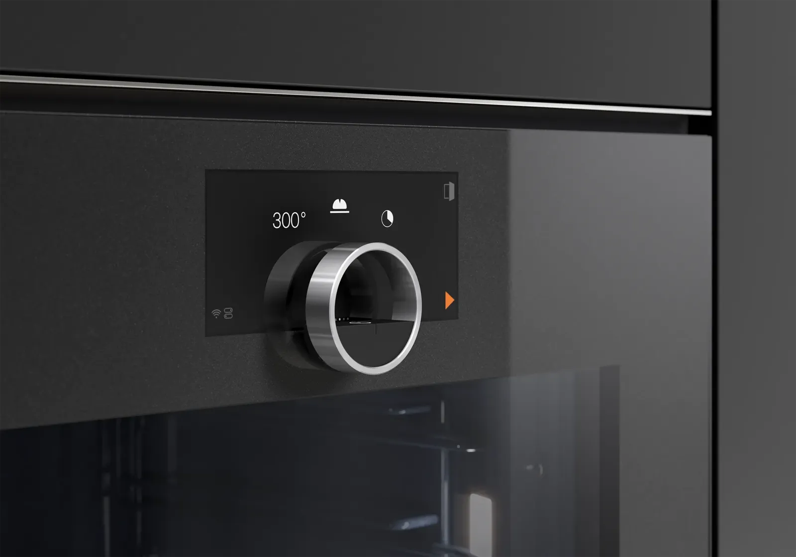 GAGGENAU תנור בנוי פירוליטי 60 ס"מ דלת צד גימור Onyx סדרת Minimalistic תוצרת GAGGENAU דגם GO240100 — תמונה 3