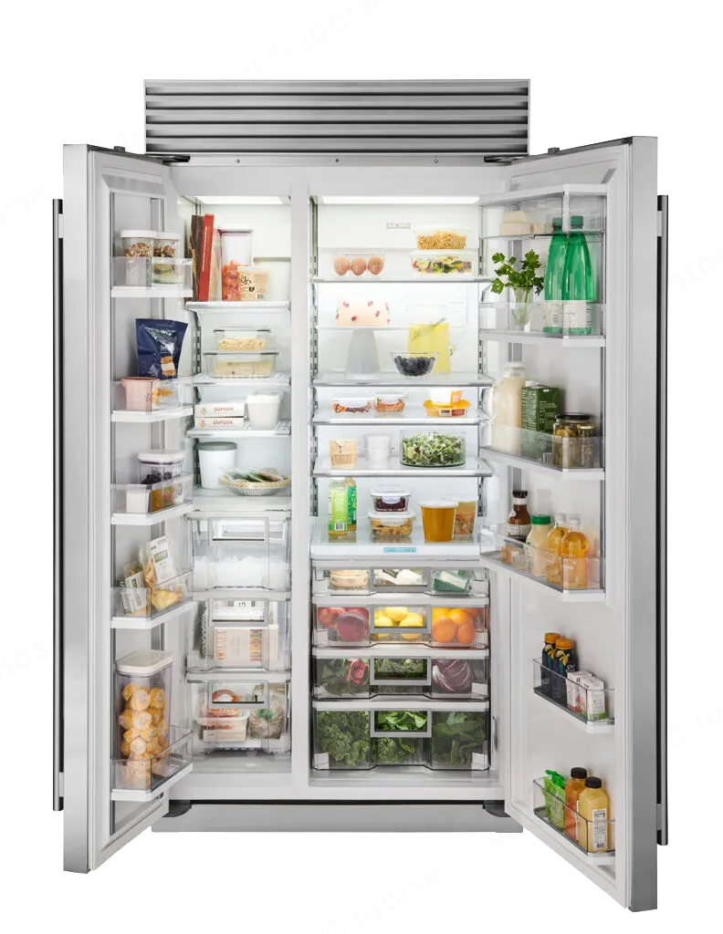 SUB ZERO מקרר ומקפיא SIDE BY SIDE קו ארון 107 ס"מ נירוסטה 682 ליטר יצרן קרח תוצרת Sub zero דגם ICBCL4250S/S — תמונה 7