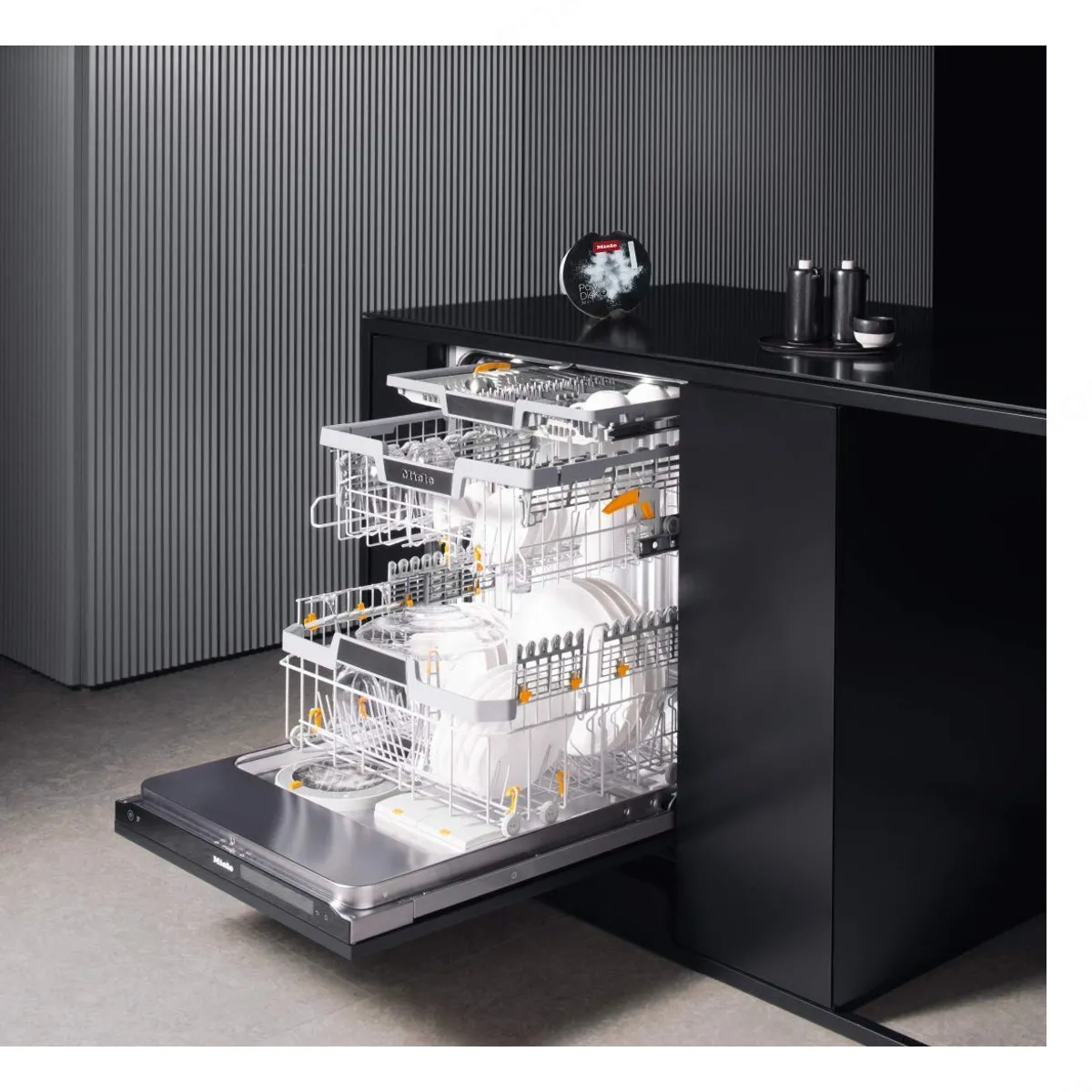 Miele מדיח כלים אינטגרלי מלא 60 ס"מ תוצרת Miele דגם G7360 SCVI Autodos — תמונה 2