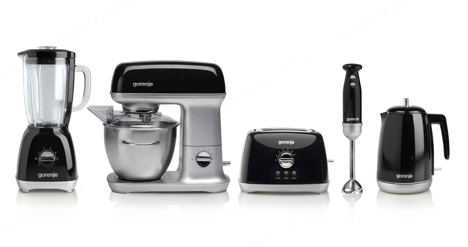 Gorenje בלנדר 1.8L 800W מיכל זכוכית סדרת הרטרו גימור שחור תוצרת Gorenje דגם B800RLBK — תמונה 4