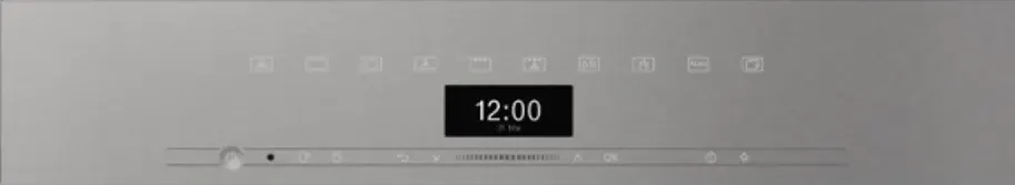 Miele תנור בנוי 60 ס"מ פירוליטי 76 ליטר אפייה עם לחות VITRO LINE תוצרת Miele דגם H 7464 BP grey — תמונה 2