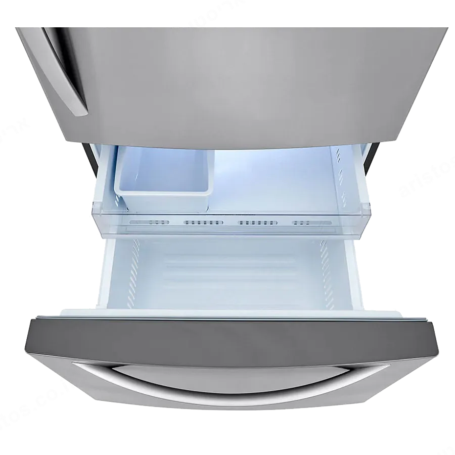 LG מקרר מקפיא תחתון 714 ליטר מדחס אינוורטר נירוסטה מוברשת מבית LG דגם GM-859RSC — תמונה 3