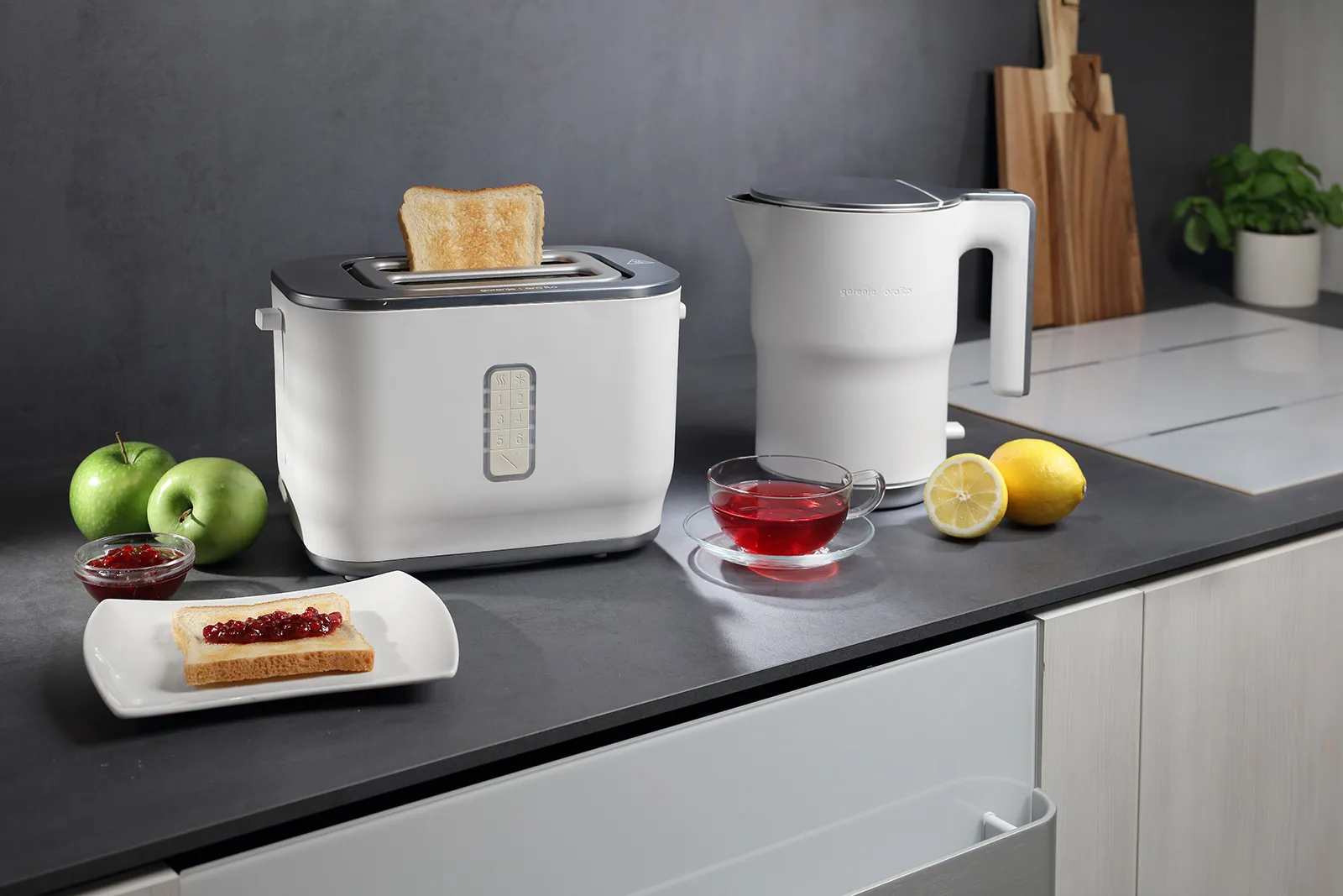 Gorenje קומקום חשמלי צבע לבן מט מסדרת ORA ITO תוצרת Gorenje דגם K150RAW — תמונה 6