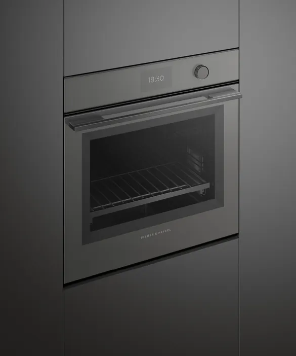 Fisher & Paykel תנור בנוי פירוליטי 60 ס"מ AirFry צג TFT גימור אפור סדרה 9 תוצרת FISHER&PAYKEL דגם OB60SMPTDG1 — תמונה 3