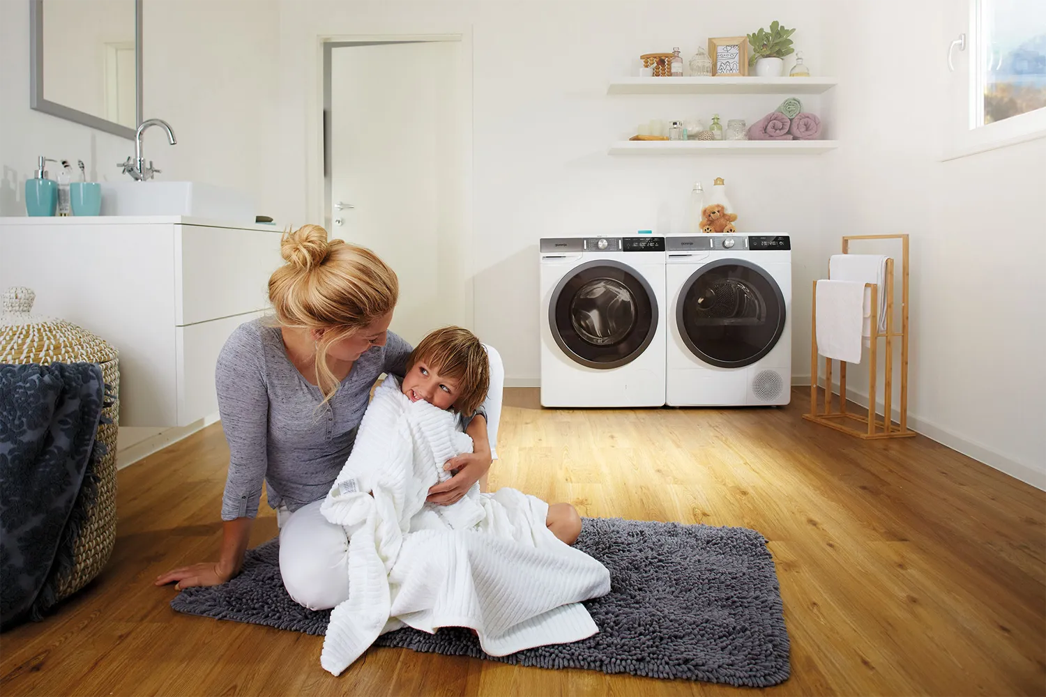 Gorenje מכונת כביסה 9 קג פתח חזית מנוע אינוורטר Gorenje דגם WS947LN — תמונה 6