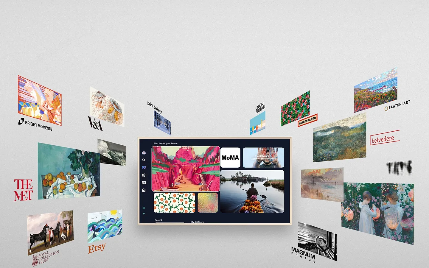טלוויזיה חכמה 65" ‎The Frame Pro Neo-QLED 4K תוצרת Samsung דגם QE65LS03FW-PRO