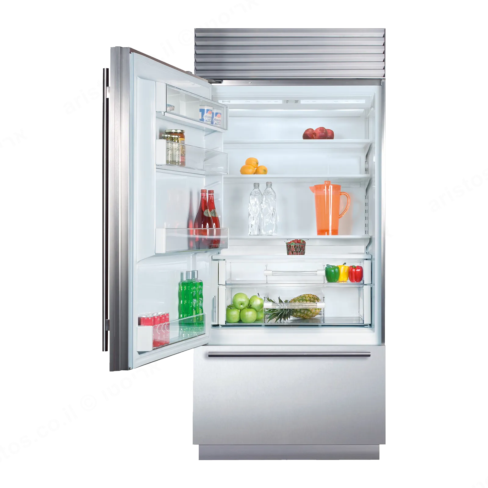 SUB ZERO מקרר מקפיא תחתון קו ארון 91 ס"מ נירוסטה 570 ליטר מתקן מים וקרח פנימי תוצרת Sub zero דגם ICBCL3650UID/S — תמונה 3
