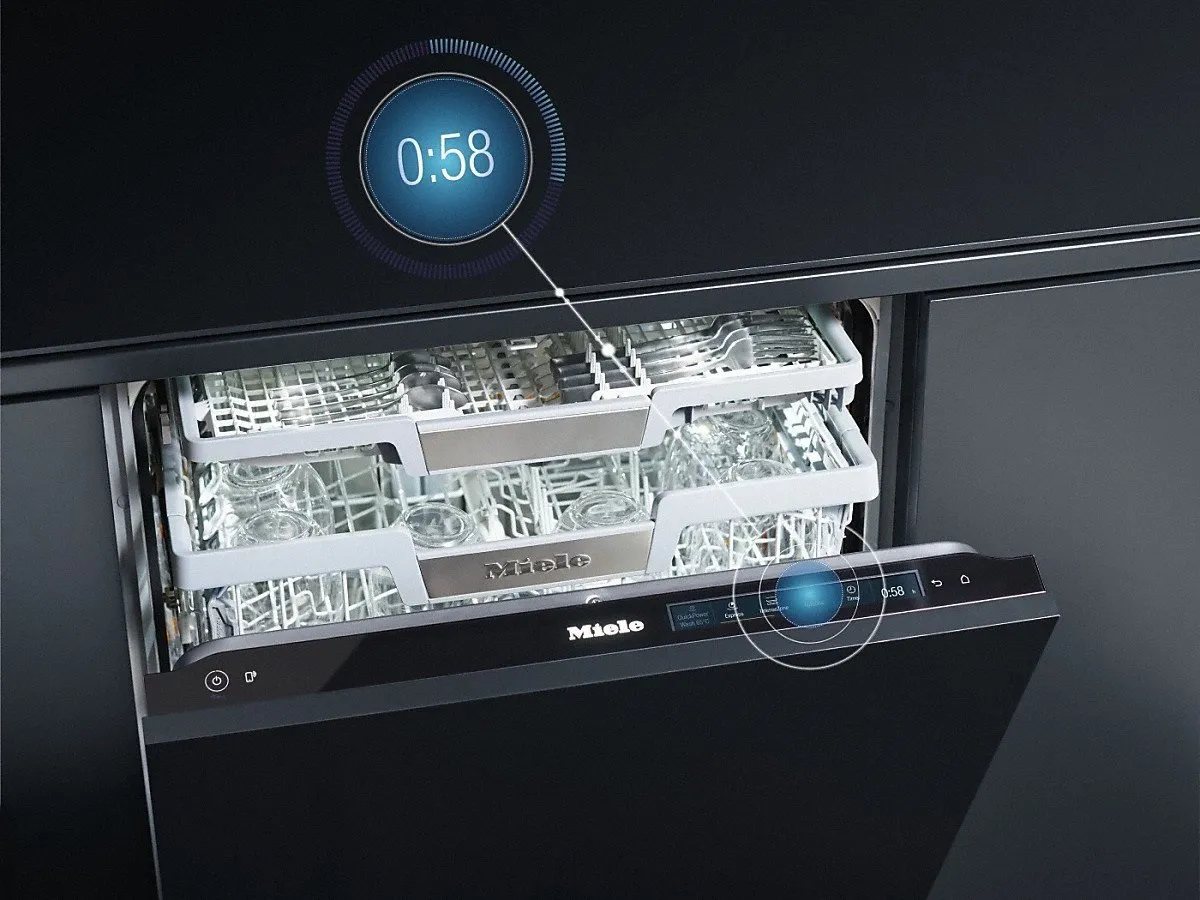 Miele מדיח כלים אינטגרלי מלא 60 ס"מ תוצרת Miele דגם G 7365 SCVi XXL AutoDos — תמונה 8