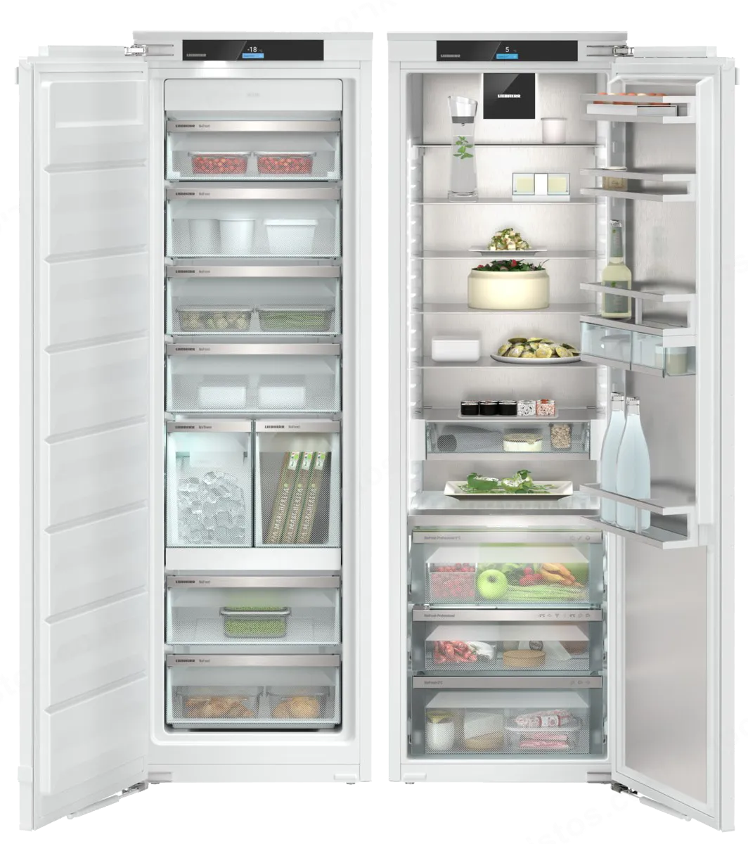 Liebherr מקפיא אינטגרלי 60 ס"מ 8 מגירות AutoDoor  NoFrost טריקה שקטה IceMaker חיבור צנרת סדרת Peak תוצרת LIEBHERR דגם SIFNAe 5188-617 — תמונה 16