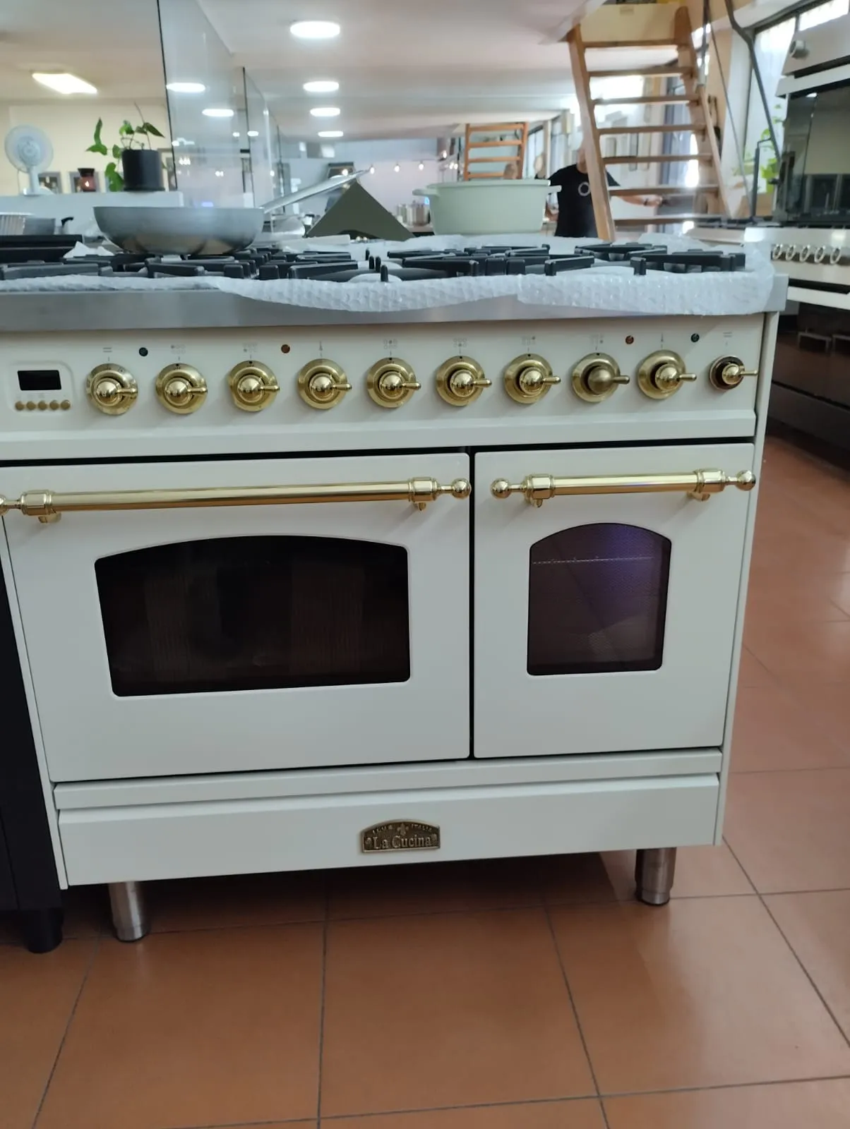 La Cucina תנור משולב 90 ס"מ נוסטלגי La Cucina דגם PDN90 — תמונה 3
