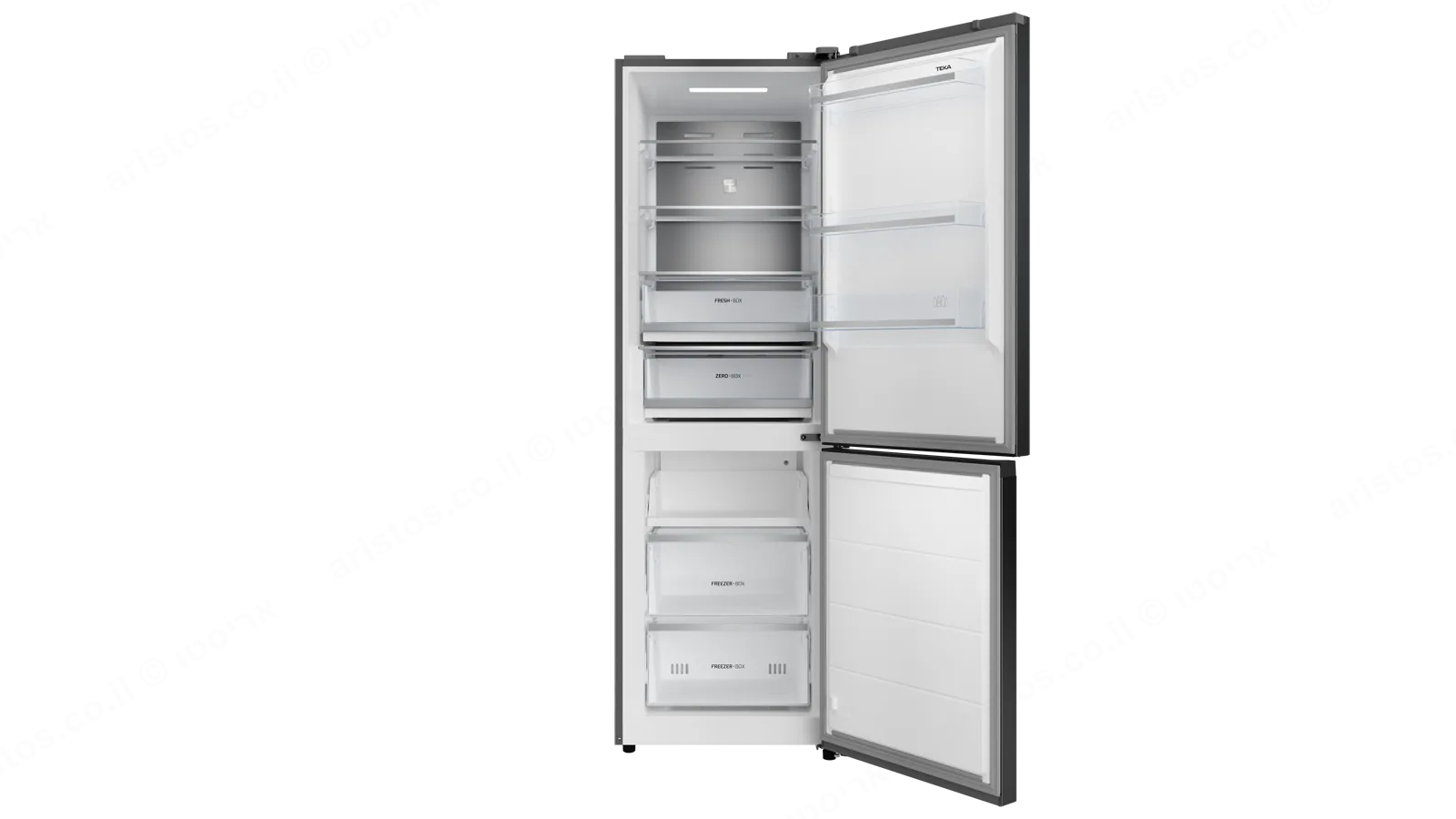 Teka מקרר מקפיא תחתון 120 ס"מ 676 ליטר Total No Frost גימור שחור מט תוצרת TEKA דגם RBF 64670 SS 120 — תמונה 2