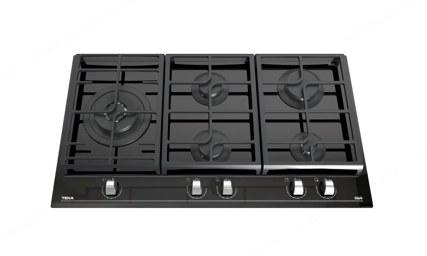 Teka כיריים גז 90 ס"מ זכוכית שחורה תוצרת TEKA דגם GZC 95320 — תמונה 4