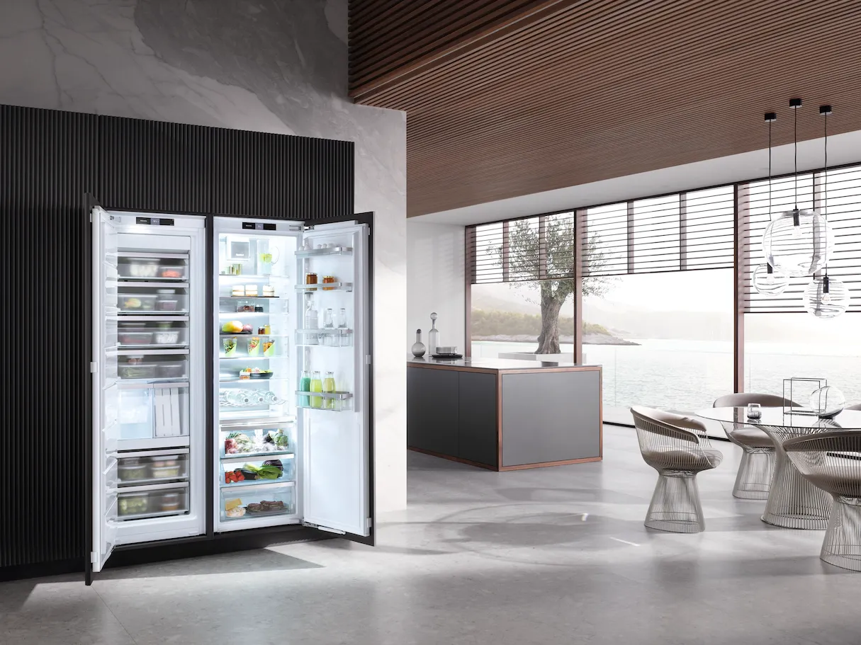 Miele מקרר אינטגרלי 60 ס''מ 325 ליטר ללא מקפיא FlexiLight2.0 PerfectFresh Active תוצרת Miele דגם K 7777 B — תמונה 10