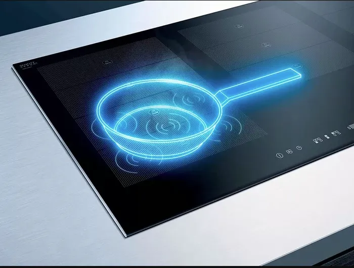 כיריים אינדוקציה 90 ס"מ flexInduction גימור שחור מט נגד שריטות סדרת Studio Line IQ700  תוצרת Siemens דגם EX97BNVV6E
