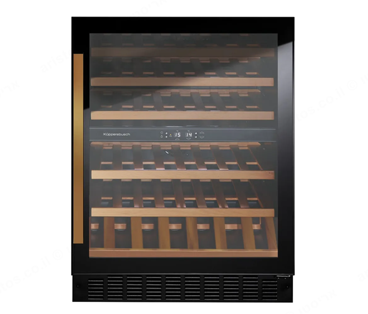 kueppersbusch מקרר יינות אינטגרלי מתחת לשיש שני אזורי קירור 44 בקבוקים אפשרות לערכת עיצוב תוצרת kueppersbusch דגם FWKU1800.0S — תמונה 2