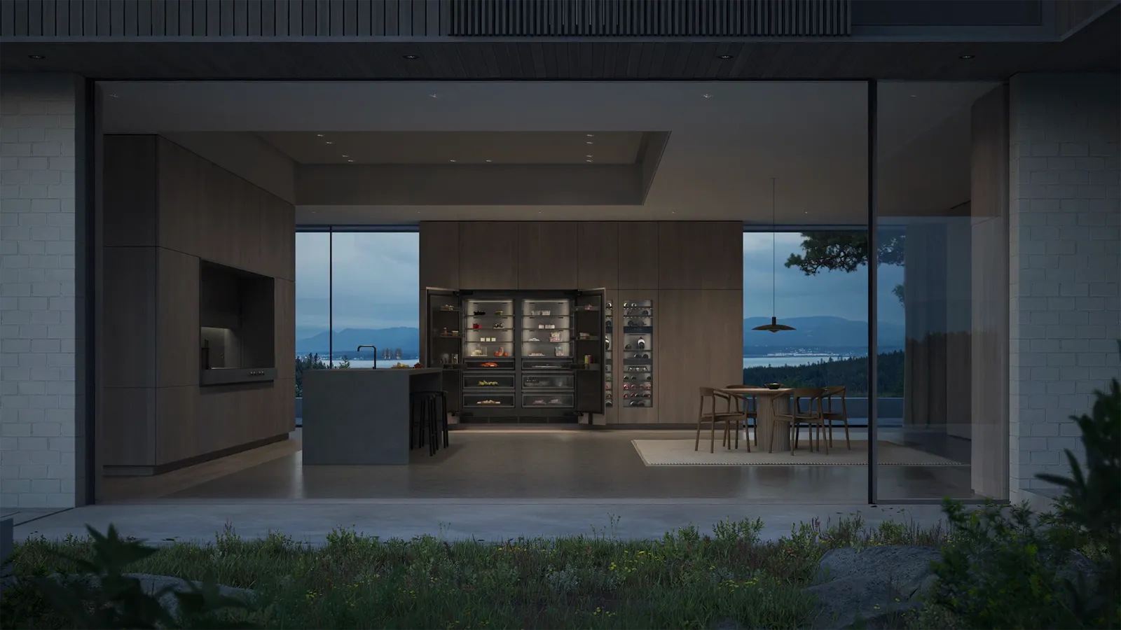 GAGGENAU מקפיא אינטגרלי 90 ס''מ עם יצרן קרח דלת Push-to-open גימור פנים נירוסטה שחורה סדרת Expressive תוצרת GAGGENAU דגם RVF497190 — תמונה 4