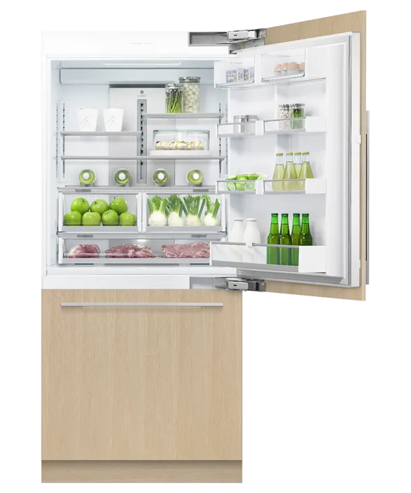 Fisher & Paykel מקרר אינטגרלי מקפיא תחתון 91 ס"מ סדרה 9 יצרן קרח פנימי ציר ימין תוצרת FISHER&PAYKEL דגם RS9120WRJ2 — תמונה 2
