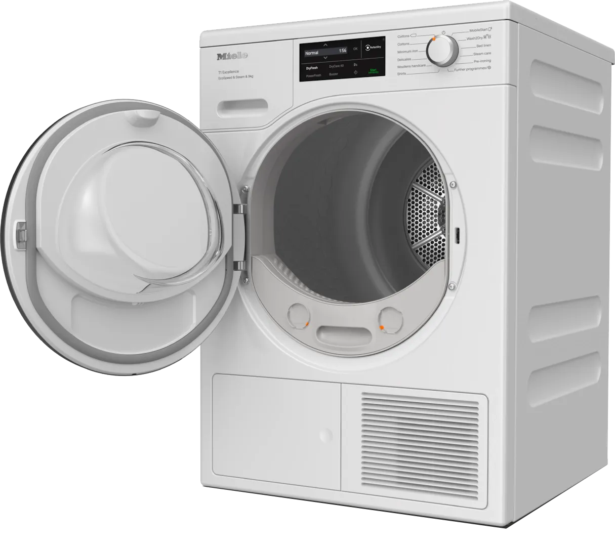 Miele מייבש כביסה 9 ק"ג קונדנסור עם משאבת חום וייבוש באדים MIELE דגם TEL 785 WP — תמונה 12