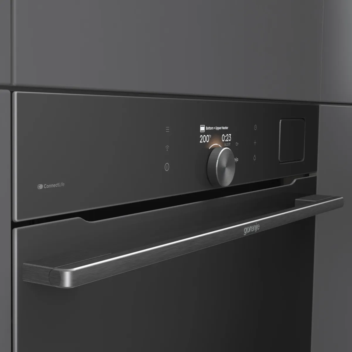 Gorenje תנור בנוי 60 ס"מ בישול באדים FullSteam מצב שבת AirFry שחור מלא סדרה G800 תוצרת Gorenje דגם BFS6148B — תמונה 8
