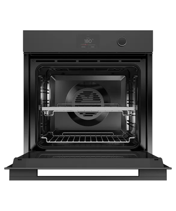Fisher & Paykel תנור בנוי פירוליטי 60 ס"מ AirFry צג TFT גימור שחור סדרה 9 תוצרת FISHER&PAYKEL דגם OB60SMPTDB1 — תמונה 2