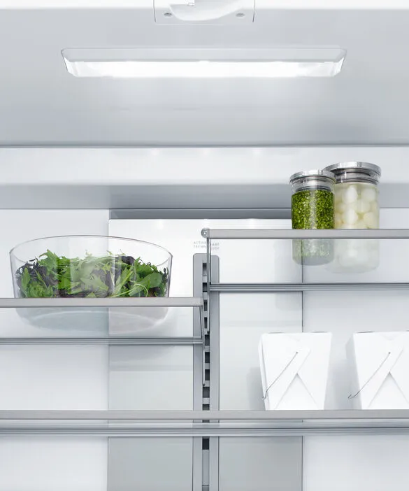 Fisher & Paykel מקרר אינטגרלי מקפיא תחתון 3 דלתות 90 ס"מ סדרה 7 יצרן קרח תוצרת FISHER&PAYKEL דגם RS90AU3 — תמונה 11
