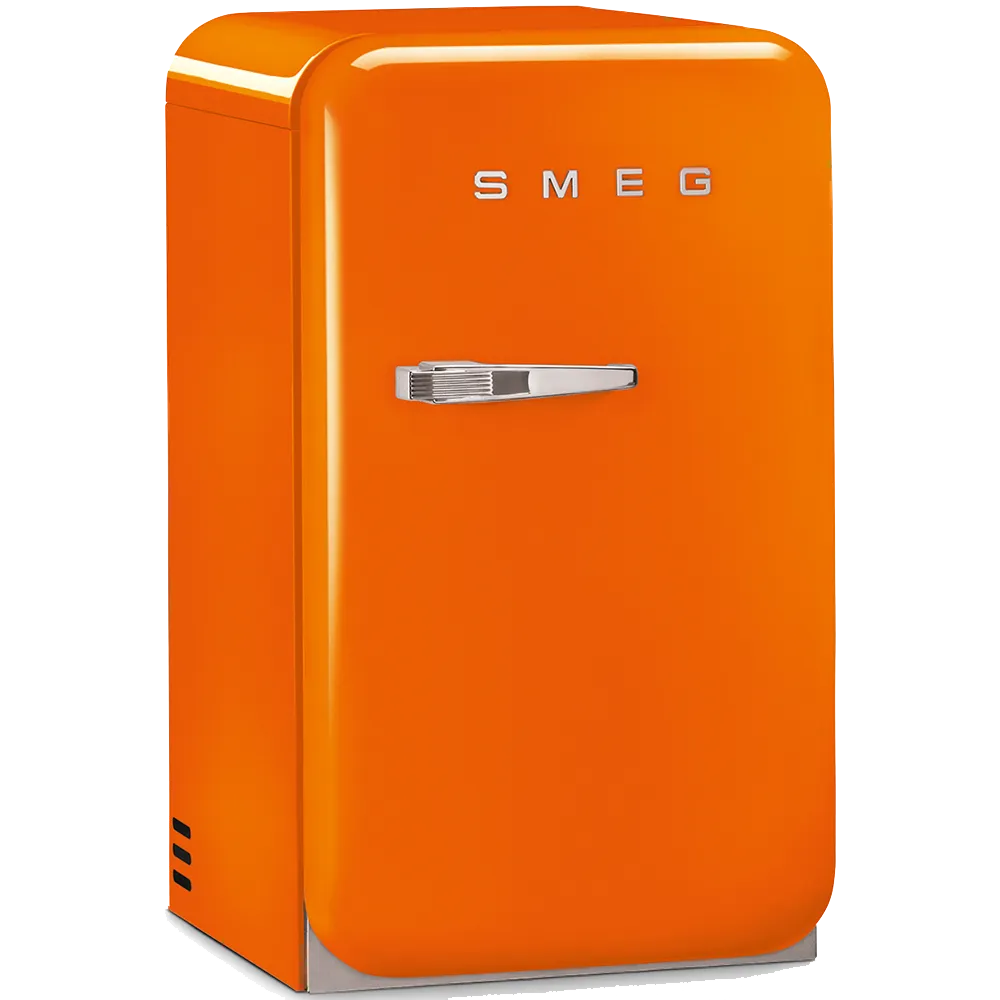 SMEG מקרר מיני משרדי רטרו בצבע כתום מסדרת 50'Retro Style תוצרת SMEG דגם FAB10 — תמונה 2