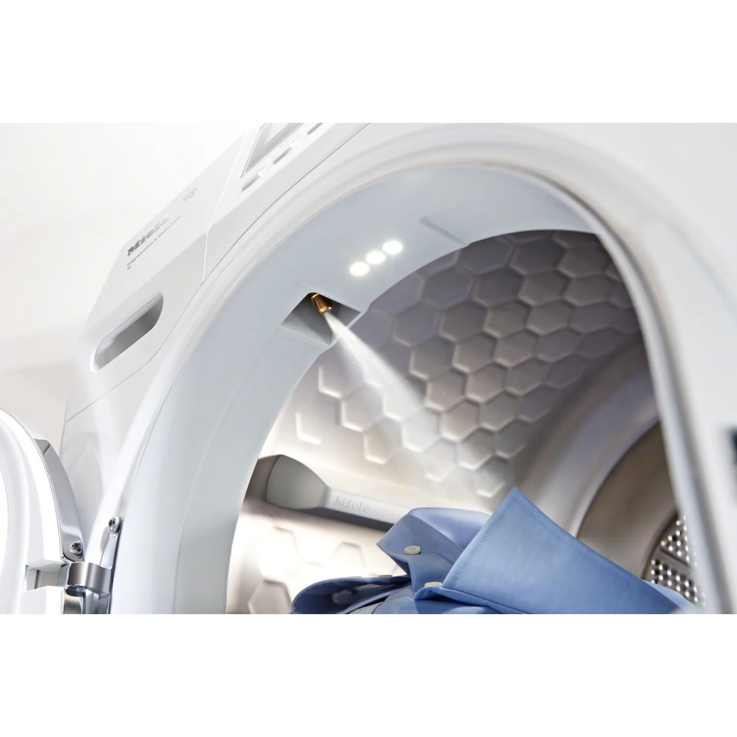 Miele מייבש כביסה 9 ק"ג קונדנסור עם משאבת חום MTouch ייבוש באדים תוף שקט MIELE דגם TWR780WP — תמונה 6
