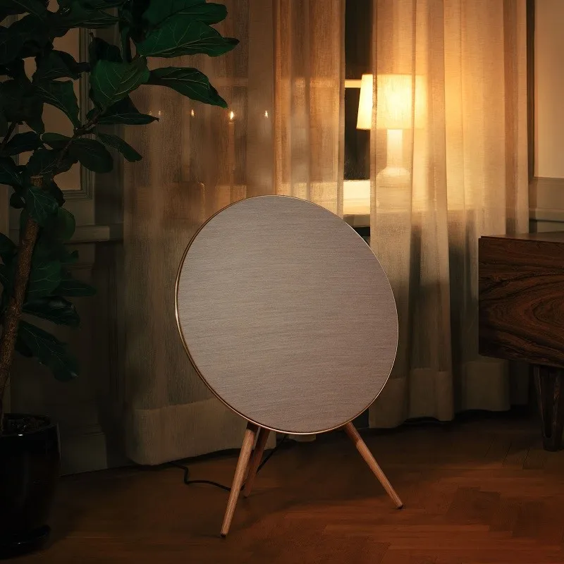 bang & olufsen רמקול יוקרתי מעוצב בצבע זהב מבית Bang & Olufsen דגם Beosound A9 5th Gen Gold — תמונה 6